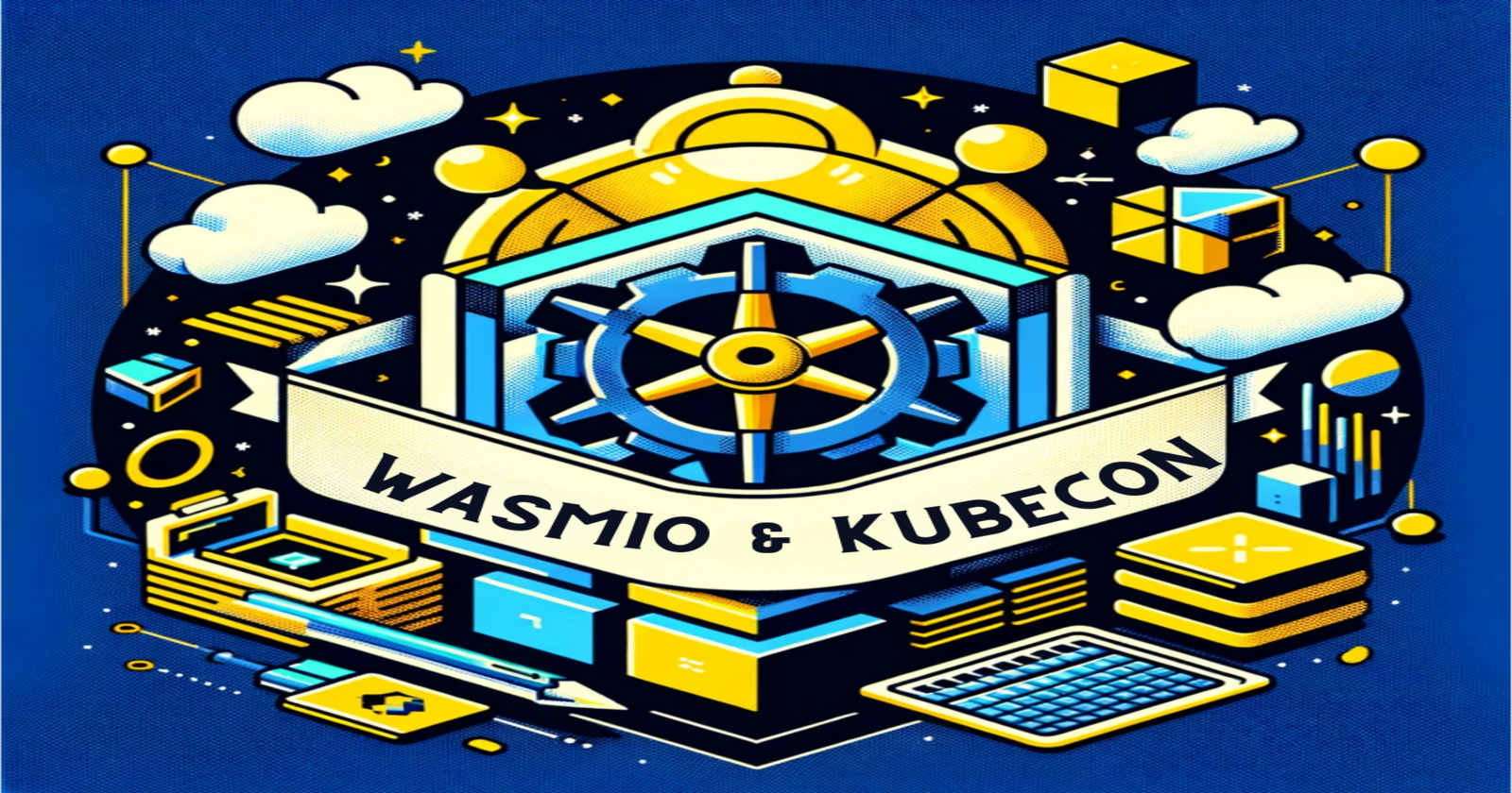 Cover for Kubesimplify at WasmIO and KubeCon EU 2024